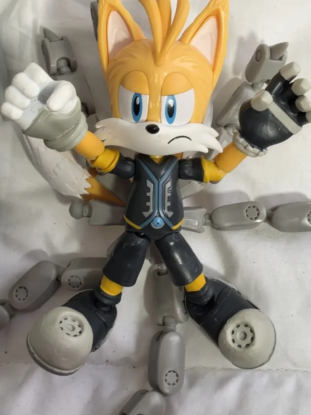 Sonic Prime Netflix TAILS NINE New York City 5” Action Figure 2023 Jakks Retired